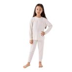 ROLY POLY 3464-2 KIZ ÇOCUK PİJAMA TAKIMI KREM 3-4