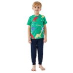 Roly Poly Erkek Çocuk Pijama Takımı RP3030 Yeşil 2-3 Yaş