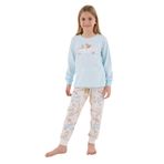 Roly Poly Kız Çocuk Pijama Takımı, 5-6 Yaş, IB76855, Mavi, kız-çocuk