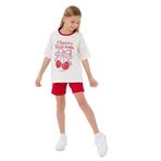 Roly Poly Kız Çocuk Pijama Takımı, Ekru, 10-11 Yaş
