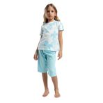 ROLY POLY RP3596-2 KIZ ÇOCUK KAPRİ TAKIM AÇIK MAVİ 3-4