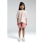 ROLY POLY RP3610-2 KIZ ÇOCUK ŞORT TAKIM bej 5-6