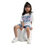 ROLY POLY RP3621-2 KIZ ÇOCUK ŞORT TAKIM BEYAZ 6-7