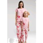 Rolypoly Anne & Kız Pijama Takımı, (Ayrı Ayrı Satılmaktadır) %100 Pamuk Süprem, Kısa Kol, Bisiklet Yaka