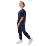 Rolypoly Erkek Çocuk Antrasit Eşofman Takımı, Kısa Kollu, Bisiklet Yaka, Lastikli Paça, Oversize, 12-13 Yaş