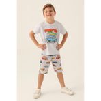 Rolypoly Erkek Çocuk Bermuda Garson Karmelanj Pijama Takımı 3359 KARMELANJ 14-15