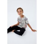 Rolypoly Erkek Çocuk Gri Pijama Takım - 7 - 8 Yaş