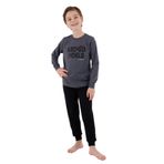 RolyPoly Erkek Çocuk Gri Uzun Kollu Pijama Takımı Gri 3684-G (9-10 Yaş)