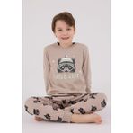 Rolypoly Erkek Çocuk Kahverengi Pijama Takımı - 6 - 7 Yaş