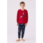 Rolypoly Erkek Çocuk Kırmızı Pijama Takımı - 2 - 3 Yaş