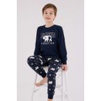 Rolypoly Erkek Çocuk Lacivert Pijama Takımı - 9 - 10 Yaş