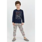 RolyPoly Erkek Çocuk Pijama Takım RP2529-2 22K - 5 - 6 Yaş - Lacivert