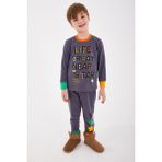 RolyPoly Erkek Çocuk Pijama Takımı RP2883-2 Antrasit - 5 - 6 Yaş