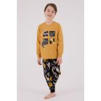 Rolypoly Erkek Çocuk Sarı Pijama Takımı - 3 - 4 Yaş