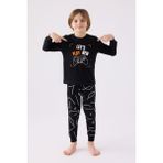 Rolypoly Erkek Çocuk Siyah Pijama Takımı - 3 - 4 Yaş