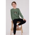 Rolypoly Erkek Çocuk Uzun Kol Pijama Takım K.yeşil - 3 - 4 Yaş