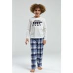 Rolypoly Erkek Çocuk Uzun Kol Pijama Takım RP3231 Krem