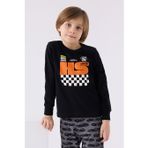 Rolypoly Erkek Çocuk Uzun Kol Pijama Takım RP3439 Siyah