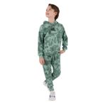 Rolypoly Erkek Çocuk Yeşil Eşofman Takımı, Tie-Dye Desen, 4-5 Yaş
