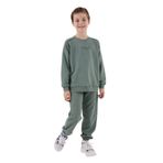 Rolypoly Erkek Çocuk Yeşil Eşofman Takımı, Uzun Kol, Lastikli Paça, 14-15 Yaş