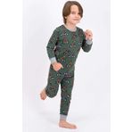 RolyPoly Haki Erkek Çocuk Pijama Takımı