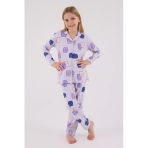 Rolypoly Kız Çocuk Gömlek Pijama Lila