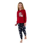 Rolypoly Kız Çocuk Kırmızı Pijama Takımı - 2 - 3 Yaş
