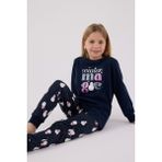 Rolypoly Kız Çocuk Lacivert Pijama Takımı - 3 - 4 Yaş