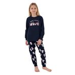 Rolypoly Kız Çocuk Lacivert Pijama Takımı - 4 - 5 Yaş