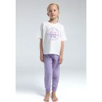 Rolypoly Kız Çocuk Mor Pijama Takımı - 7 - 8 Yaş