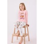 Rolypoly Kız Çocuk Pembe Pijama Takımı - 10 - 11 Yaş