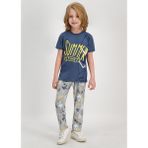 RolyPoly Summer Time Gri Erkek Çocuk Pijama Takımı - 1 - 2 Yaş