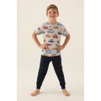 RolyPoly Surfs Up Kar Melanj Erkek Çocuk Pijama Takımı - 3 - 4 Yaş