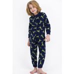 RolyPoly T Rex Lacivert Erkek Çocuk Tulum