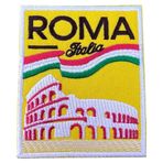 Roma İtalya Yama (3,5 inç) Ütü/Dikilebilir Rozet Seyahat Avrupa Hatıra Colosseo Colosseum Roma Italia Amblem Arma Hediye Yamaları