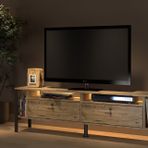 Roma Led Işıklı Minifiksli Tv Sehpası, 160 Cm