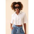 ROMAN Crop Poplin Kadın Gömlek Beyaz Y2313538_002 - 40