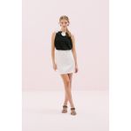 ROMAN Krep Mini Etek Beyaz Y2515045_002 - 40