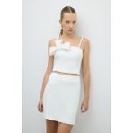 ROMAN Mini Etek Beyaz K2615071_002 - 38