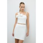 Roman Mini Etek Beyaz K2615071_002