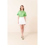 ROMAN Pileli Mini Etek Beyaz Y2415040_002 - 38