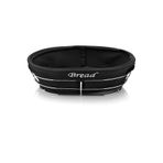 Romans Metal Ekmek Sepeti Oval - Bread Nakışlı -Krem