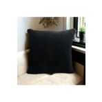 Romans Peluş Çift Taraflı Dekoratif Kırlent Kılıfı 43X43 Cm Siyah