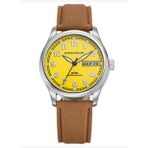 ROMANSON Alfm4Bs015Egad1W ÇELİK KASA KUMAŞ KORDON TAKVİMLİ ERKEK KOL SAATİ