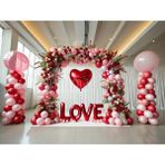 Romantik Arka Plan ile Aşk Temalı 200X150CM Stüdyo Fonu - -