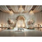 Romantik Bir Düğün Için Şık Arka Plan 200X150CM, Stüdyo Fonu
