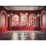 Romantik Kalp Temalı Arka Plan, 200X150CM, Stüdyo Fonu