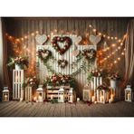 Romantik ve Sıcak Bir Atmosfer Yaratan Arka Plan, 200X150CM, Stüdyo Fonu - -