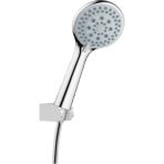 Romena | Dushlux 5 Fonksiyonlu Parlak Krom El Duşu 3’lü Set - Hortum + Mafsal + El Duşu