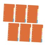 ROMISBABA 30adet Delikli Aktif Defter Sekreter Kağıtları Pratik Kılavuz Sayfaları Ile Dosyalarınızı Düzenleyin